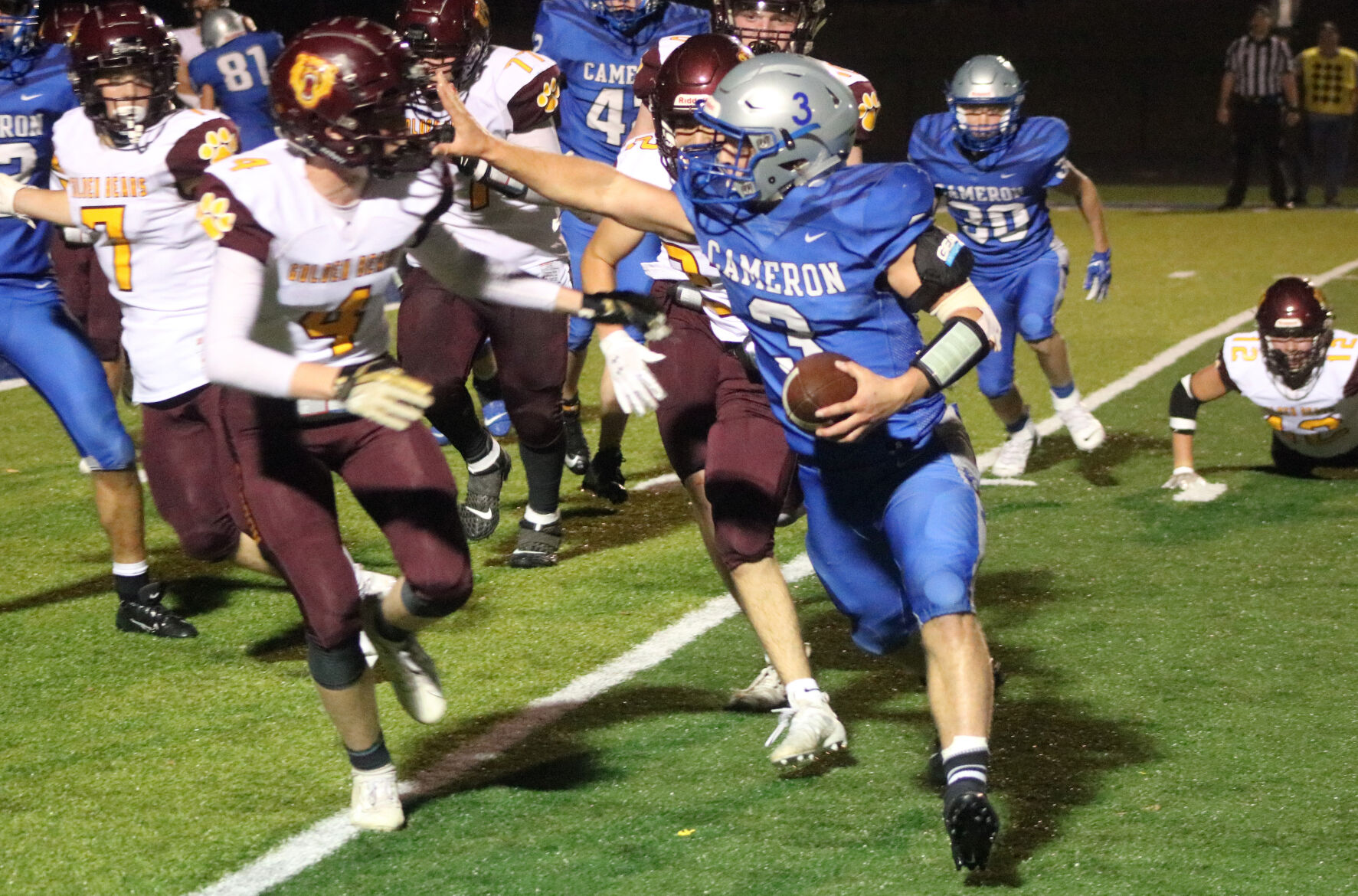 Cameron vs. Barron football 10-9-20